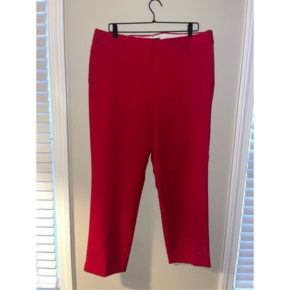 Bundle of 3 Talbots Hampshire Ankle Pants 16 Red plaid gray - Picture 5 of 10